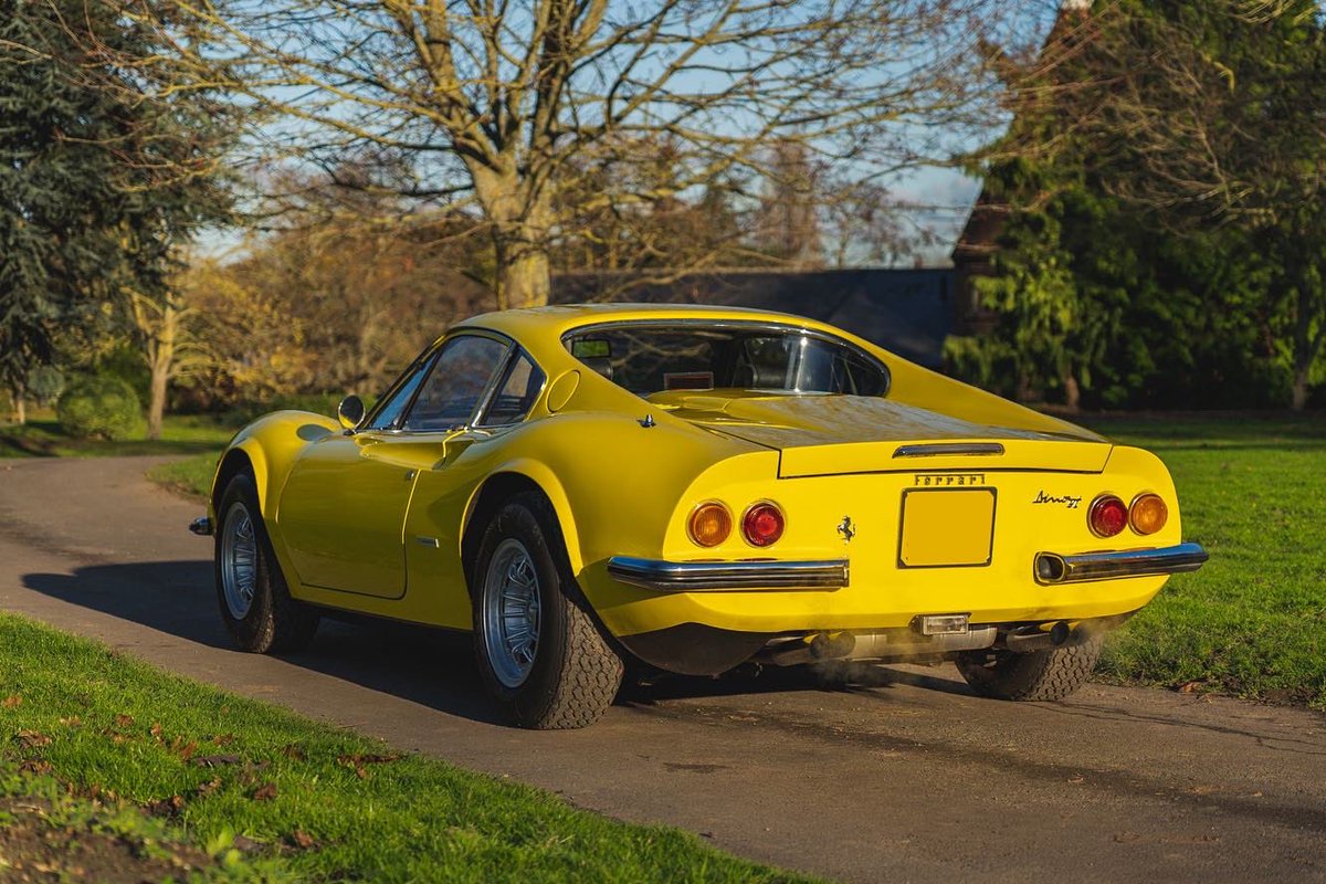 NEW ARRIVAL
 
1973 Ferrari 246 Dino GT
 
Finished in Nuovo Giallo Fly Yellow (20-Y-191) with a Nero interior, this particular Ferrari 246 GT had been with its previous owner for some twenty years and as such is fresh to market.

More details on Foskers.com