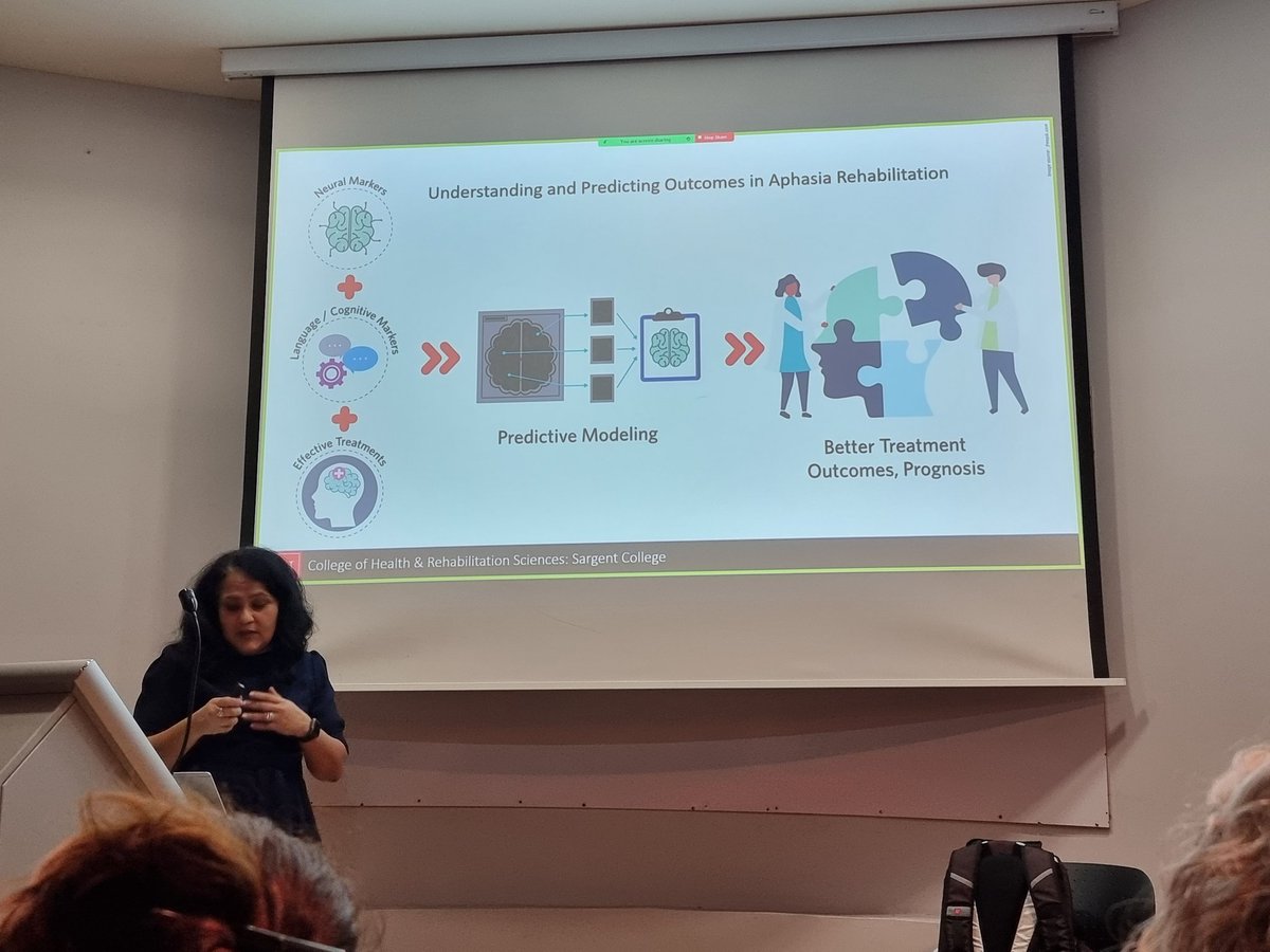 ThePlasticity's tweet photo. Thank you Prof. Swathi Kiran @AphasiaLab for amazing and interesting talk! We are delighted to have you here at the @UofHaifa https://t.co/YPGOTxc4cL