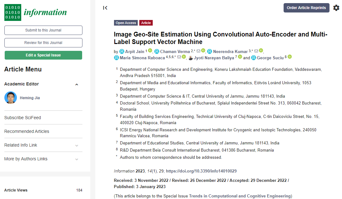 beiaconsult's tweet photo. Great news!🎊

New publication in #MDPI Information Journal.
@B5gSolid @toilet4me @DisavitP @pimeoai @AistorP @MULTI_AI  @ProjectAdriatic #Hydro3D  #EREMI, @Adcater_project @MuseionProject , @FinSESCo , @iPREMASproject #IPSUS @U_GARDENproject #CREATE #PREVENTION @RITHMS_EU https://t.co/7UOaQ8eYEM