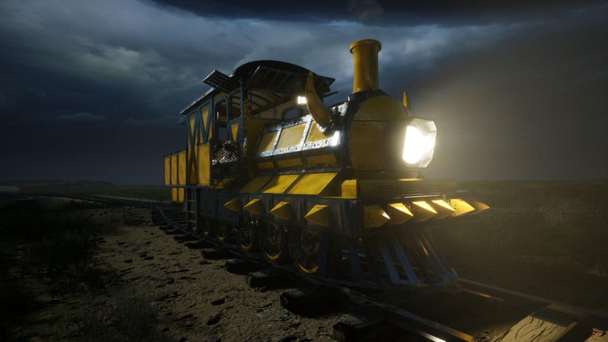 twitch.tv/middleagedgame… Really looking forward to this tonight playing the quite mad Choo Choo Charles - Imagine Thomas the tank engine but if it was a horror. Live at 9pm - bring clean underwear. <a href="/TwoStarGames/">Two Star</a> #ChooChooCharles