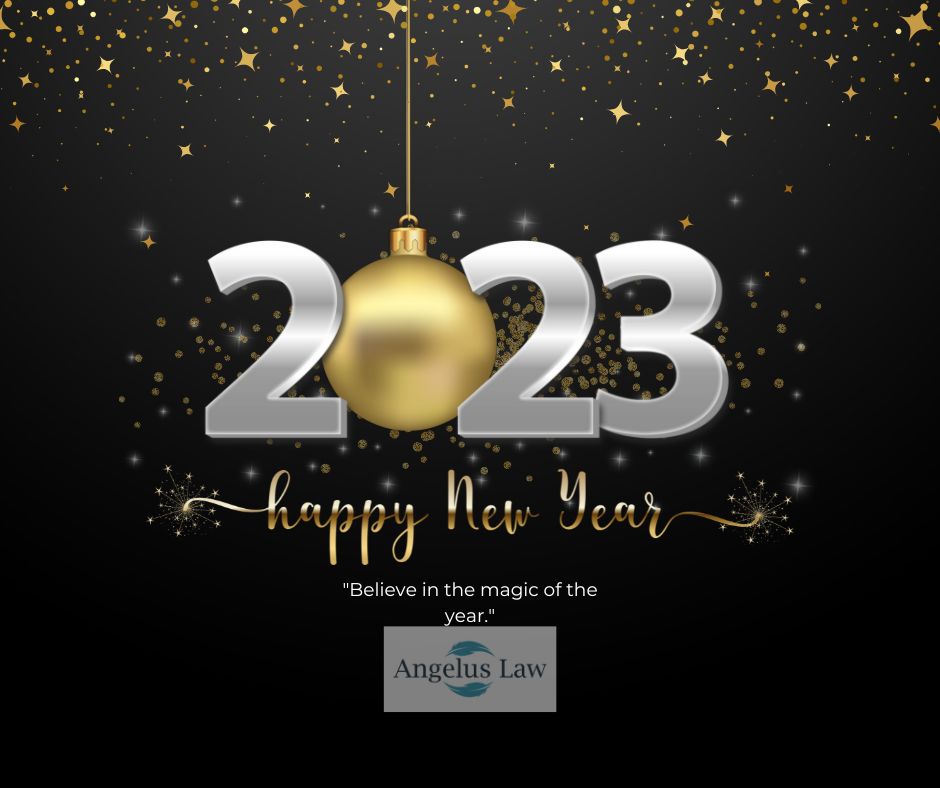 AngelusLaw's tweet photo. Happy New Year from all of the team at Angelus Law. https://t.co/rTgRlvr0zE