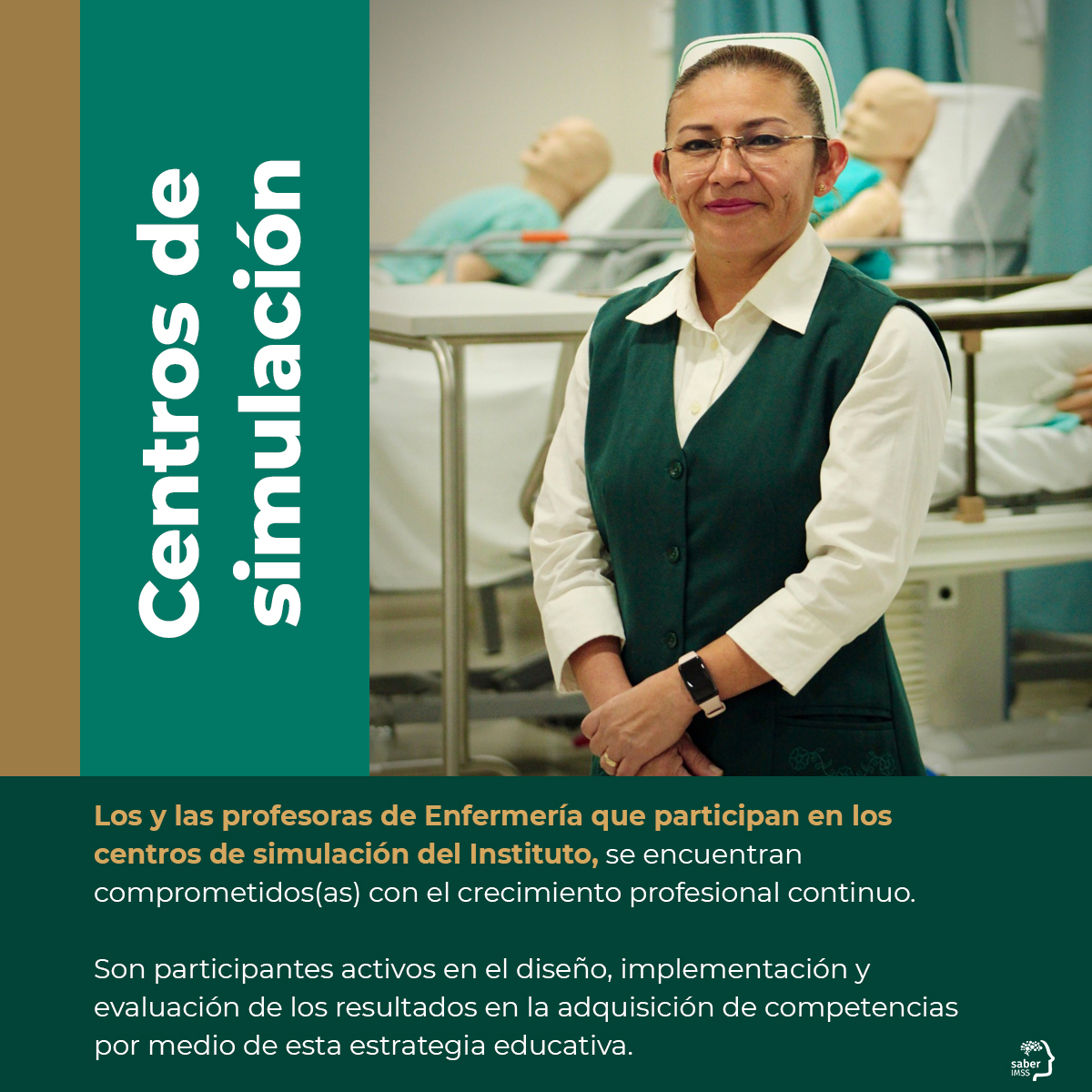 Saber_IMSS's tweet photo. 🟢 Los #DocentesIMSS de #Enfermería se involucran en el diseño, implementación y evaluación de las competencias, durante la capacitación de cada #Enfermero y #Enfermera en el #IMSS.
Más información en: https://t.co/2uSiYsVR7a
#EnfermeríaIMSS
#SoyEnfermeraIMSS https://t.co/YJcxljQTXo
