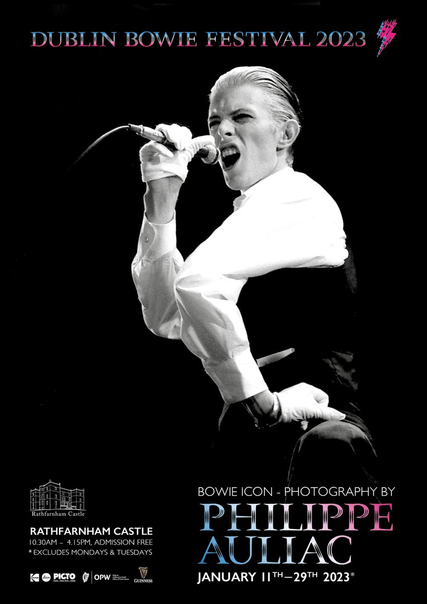 rathfarnhamopw's tweet photo. Preparations  are well under way for this exciting exhibition opening to the public on Wed 11 Jan! 'Bowie: Icon' features 60 images of Bowie by renowned photojournalist Philippe Auliac. The exhibition runs Wed - Sun until 29 Jan &amp; admission is free!

@opwireland @heritageireland https://t.co/y5bBYVeYvV