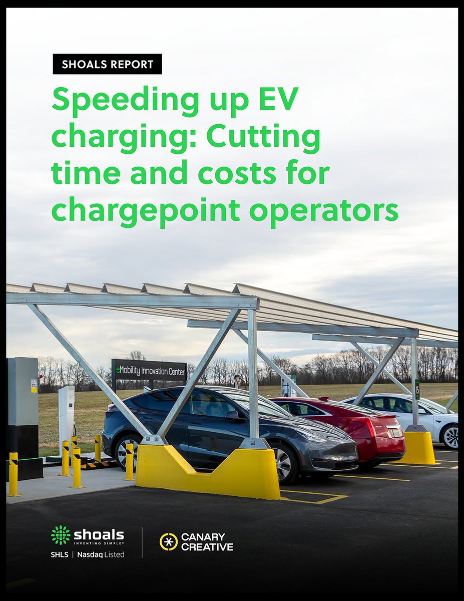 ShoalsTech's tweet photo. 💥@ShoalsTech is excited to announce that, in partnership with @canarymediainc, we have published a new white paper - Speeding up EV charging: Cutting time and costs for chargepoint operators.

Download now:
https://t.co/oNQ7JXgs1I
#InventingSimple #eMobility #EV https://t.co/BeGmzOxAyu