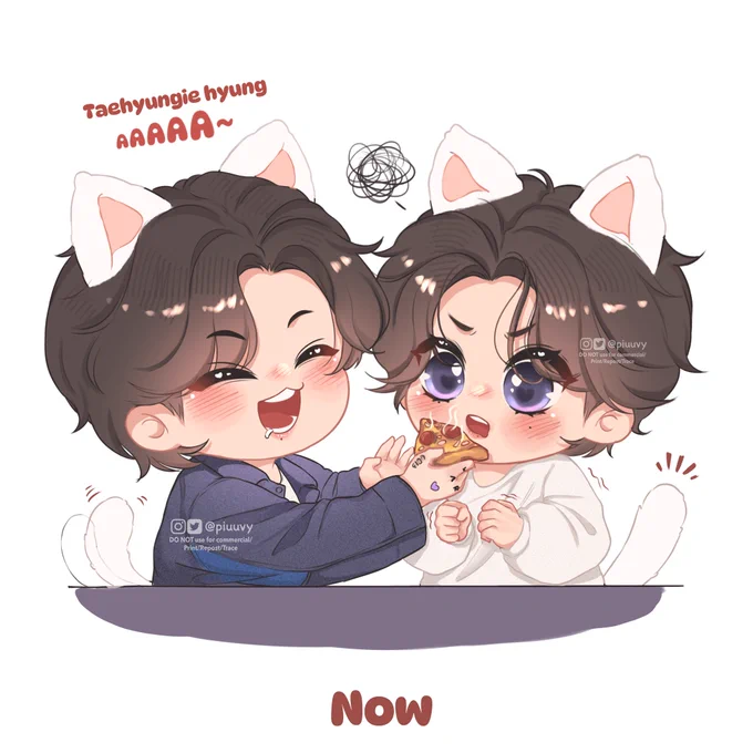 Diet couple Then and NowDiet couple Then and Now(Now version will update separately)#taekook #kookv #국뷔 #태국 