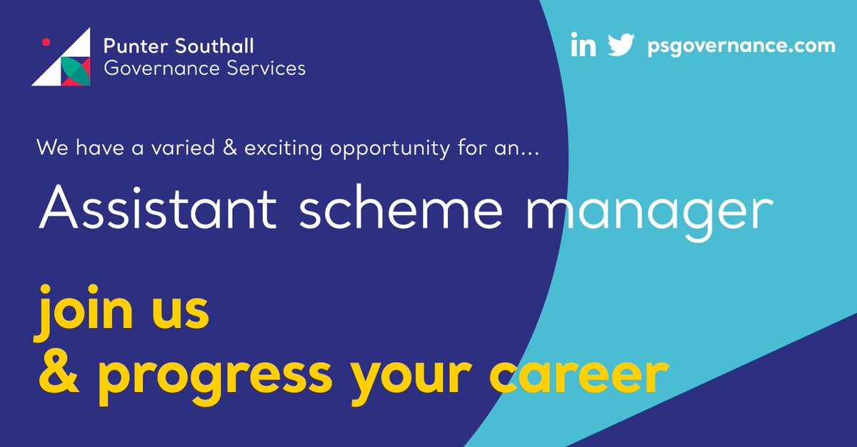 Have a good understanding of pension schemes? Previous in house or consultancy pensions experience? See our assistant scheme manager vacancy here: okt.to/ndmDHF #pensionschemes #schemesecretary #job #careers #opportunity