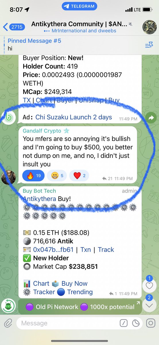 Rander_man's tweet photo. @zee_maker Apeing $ANTIK to make it stop works just ask @gandalfcryptto and @EricCryptoman https://t.co/N6WjvpYX1x