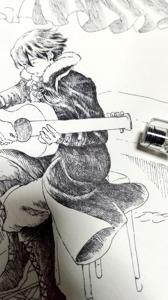 やっぱり描いてるの楽しいです 