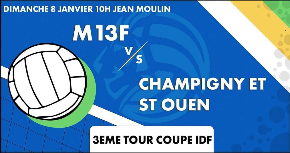 🏐 ANNONCES MATCHS DU WEEK-END - JEUNES 🏐

Un weekend de reprise pour nos équipes jeunes ! Et ça démarre fort 😎
Venez les encourager à domicile 🎉👏

#volleyball #competitions #matchs <a href="/villedemassy/">Ville de Massy</a> <a href="/LigueIDFVolley/">Ligue Île-de-France de Volley</a> <a href="/CDEssonne/">Département de l'Essonne</a>