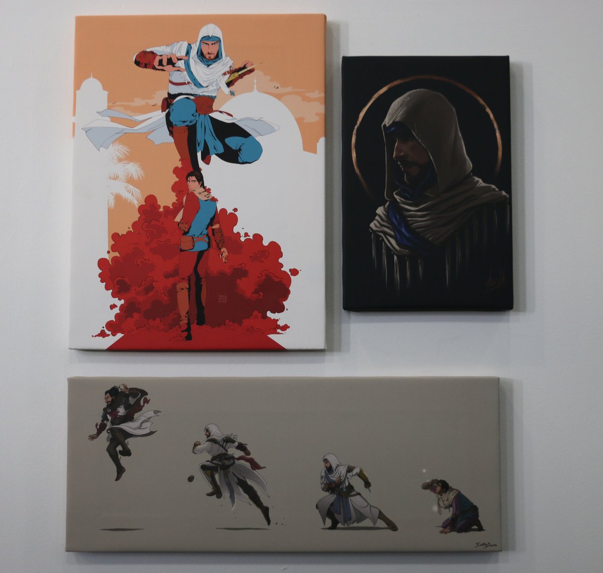 Bringing community art to the walls of Ubisoft Bordeaux 🎨

Check out the winners of a recent Assassin's Creed fanart contest held in partnership with the Access the Animus crew and thanks to everyone who entered!
Artists: @yankikkie, @SixKeysUnlocked and @Angi_AN https://t.co/phpx95JHAR