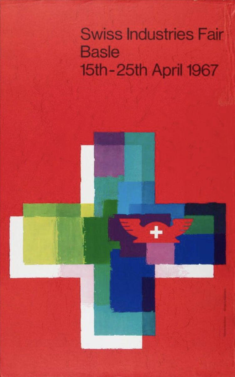 AisleOne's tweet photo. Posters for Swiss fairs during the 60s and 70s designed by Walter F. Haettenschweiler, Donald Brun, Fritz Bühler, and Simone Bühler.

More here: https://t.co/xWtlPN5uJB https://t.co/2DBe4662oz