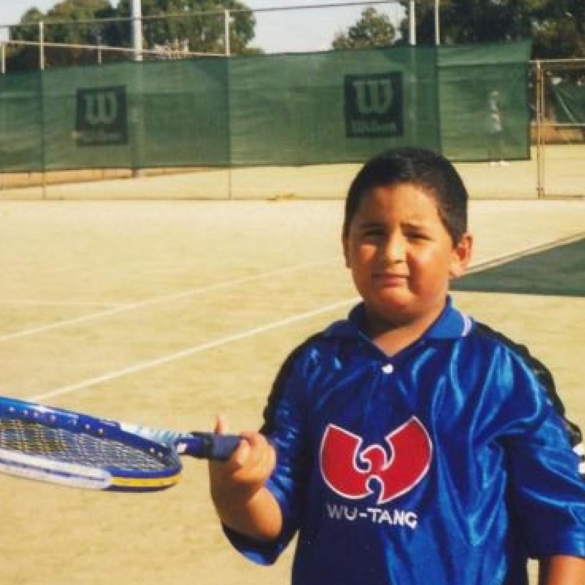 LigueMTO's tweet photo. Cette photo de Nick Kyrgios enfant💔 https://t.co/JyeTyCWQNY