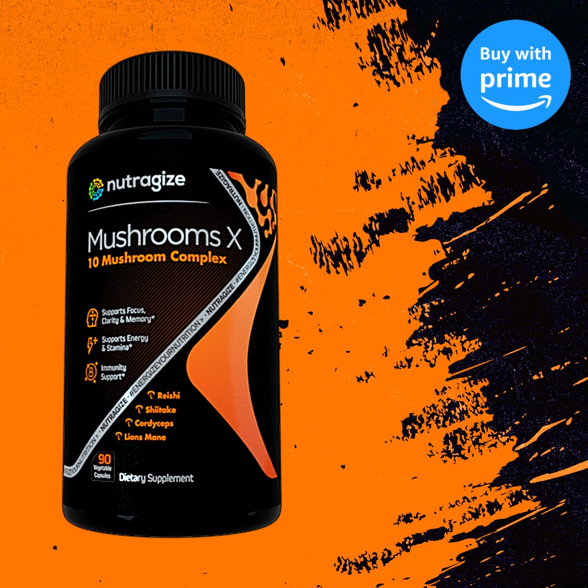nutragize's tweet image. MushroomsX is formulated with our propriety blend of medicinal and adaptogenic mushrooms that make it easier to get your daily mushroom fix and feel in control of your active daily lives.

Order Today at PacificHealthLabs.com/MushroomsX