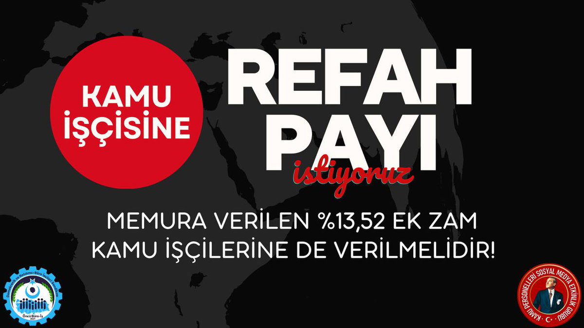 akgoral01's tweet photo. Asgari ücrete gelen zam karşısında vasıf ve kıdem farkımız kalmadı, kamu işçileri de hak ettikleri refah payını alana kadar susmayacak
#kamuiscisiekzamistiyor
@RTErdogan
@turkiskonf
@hakiskonf
@vedatbilgn https://t.co/Yi3lmEFvOr