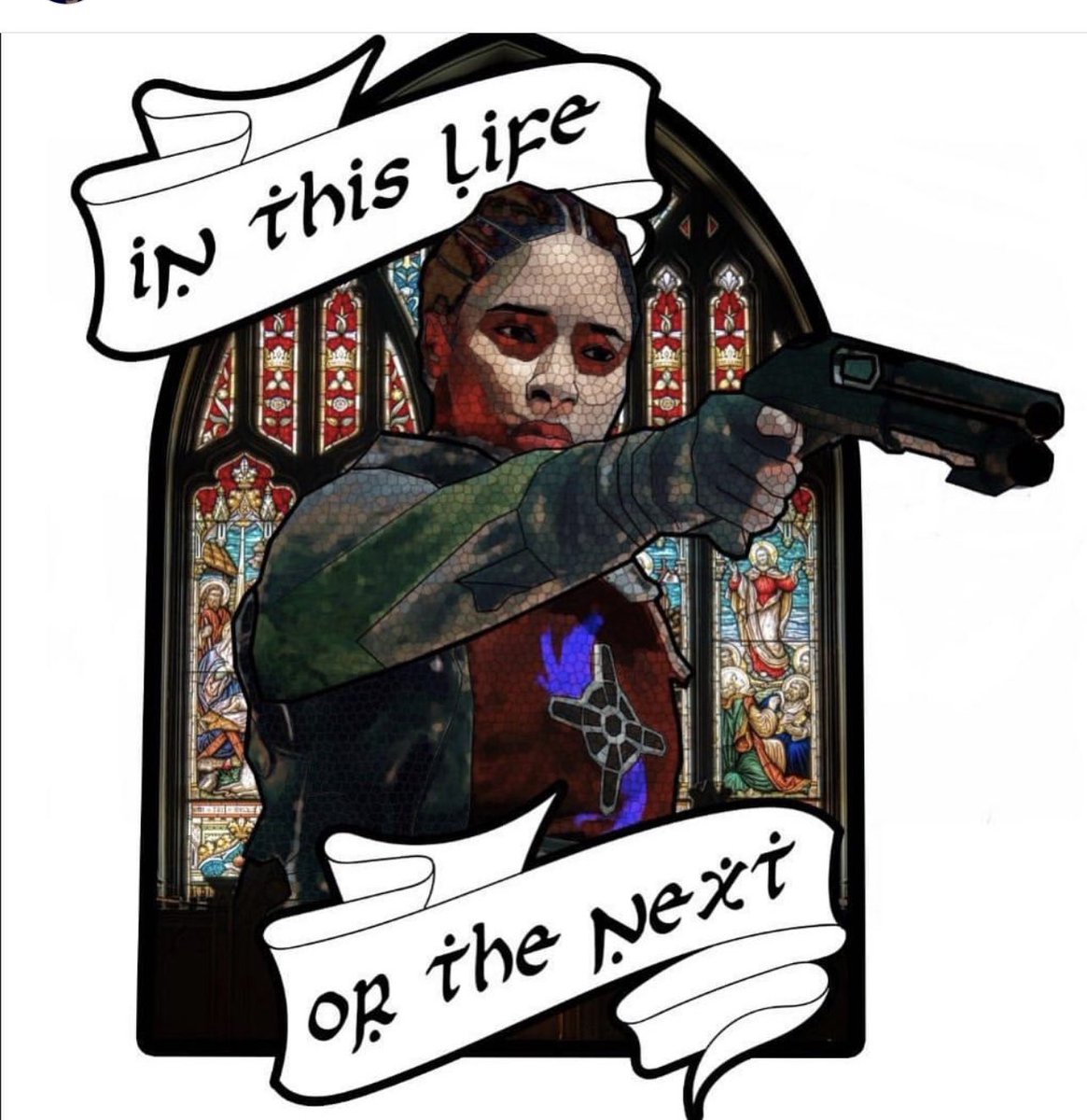 Ok just gonna repost some old art to boost the tag JUST YOUR JOB? My shotgun Mary 💕#SaveWarriorNun