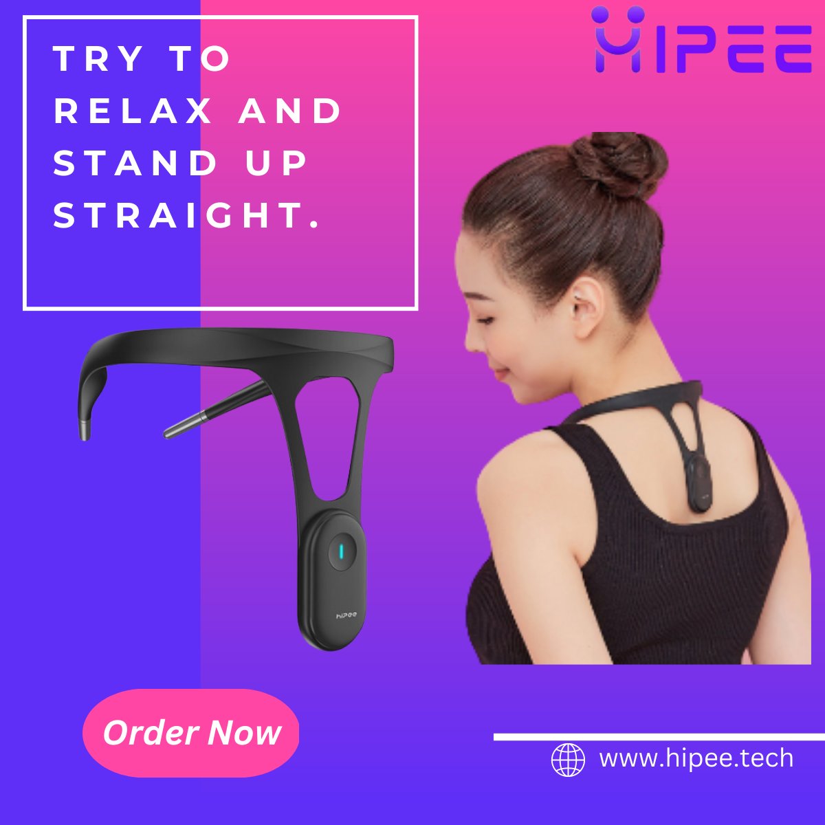 HipeeSmart's tweet photo. Hipee is the solution to your posture fix🎯. It’s an intelligent and self-adjusting device that adapts to your body, making you feel instinctively taller with more confident posture.
Visit our website ! 
🌎https://t.co/goCUKV5Mjc https://t.co/ZnImc5wctt