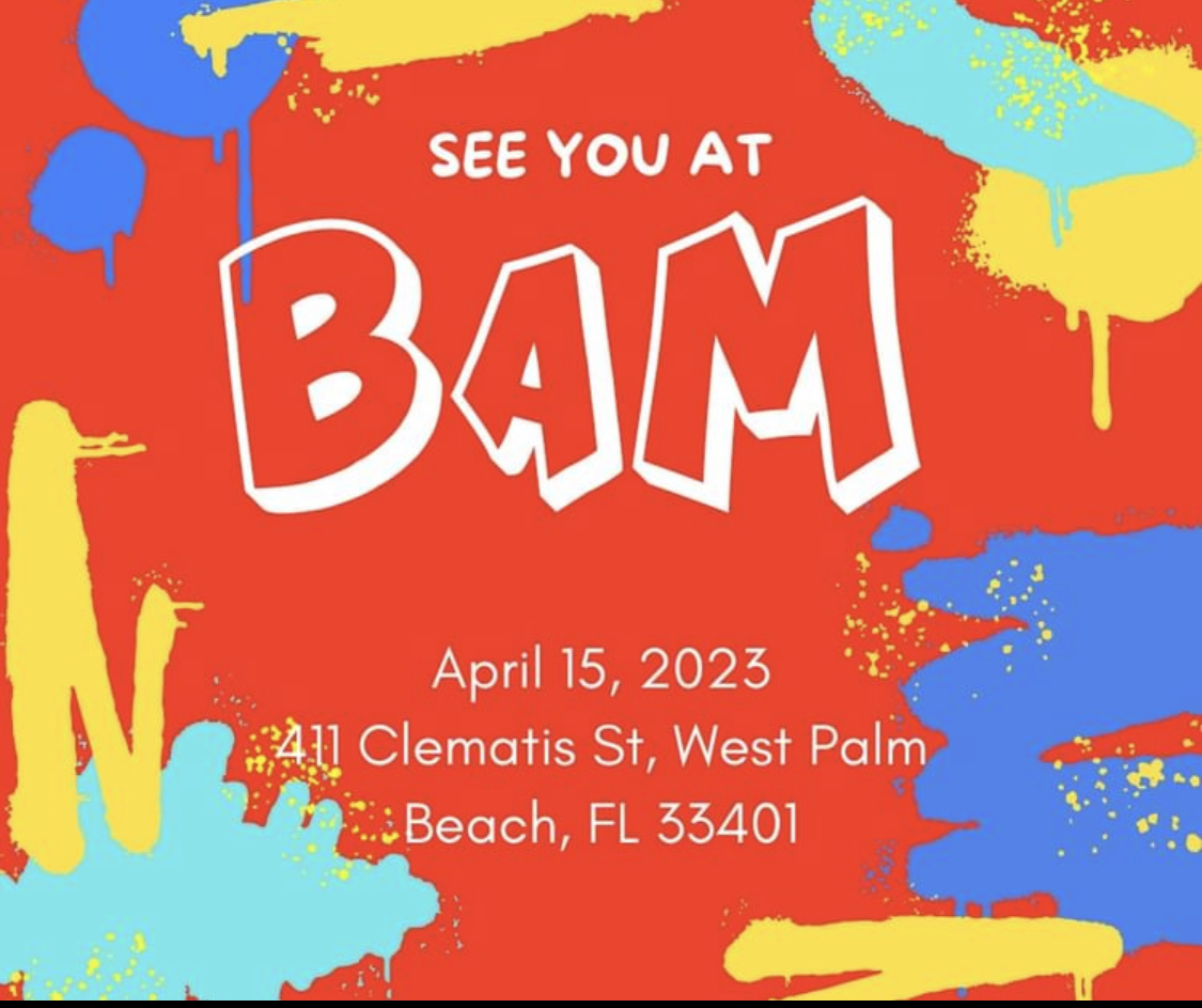 booksartmusicfl's tweet photo. BAM is back in 2023! Be sure to mark your calendars for April 15th, you don't want to miss anything we have planned for this year. #BAM2023 #bamwpb #bookfestival #WestPalmBeach #kidlit #kidlitart #childrensbooks #libraryevents #pbclibrary https://t.co/FVe2ptoU31