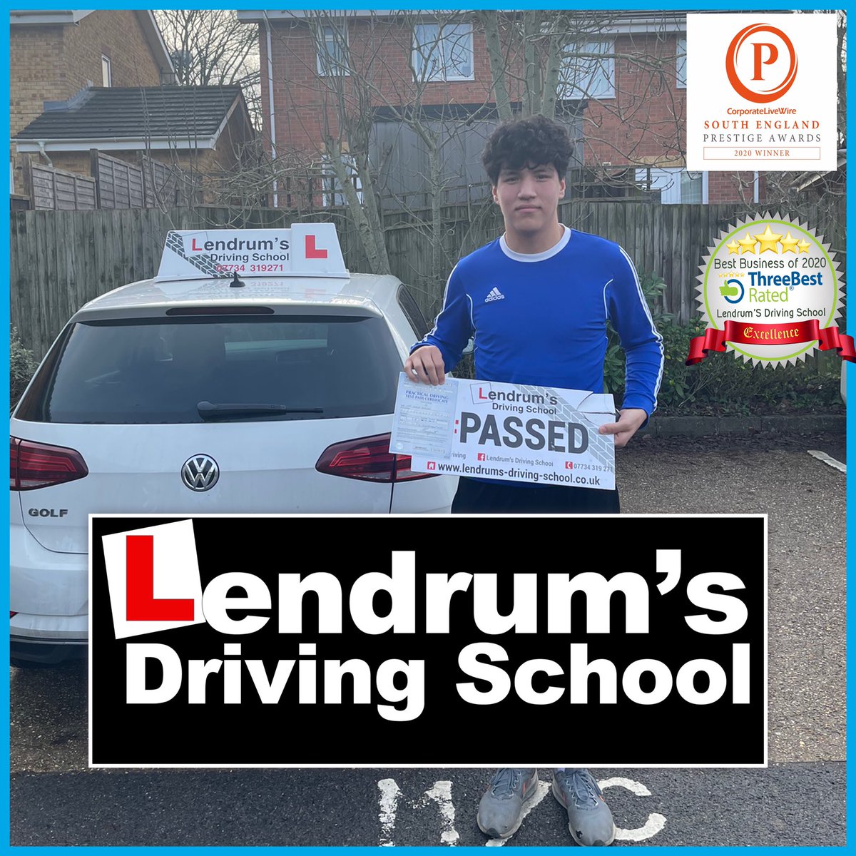 Congratulations to Zubair for #passing his #drivingtest 1st time at #Southampton with #drivinginstructor Fatima, great start to 2023!!