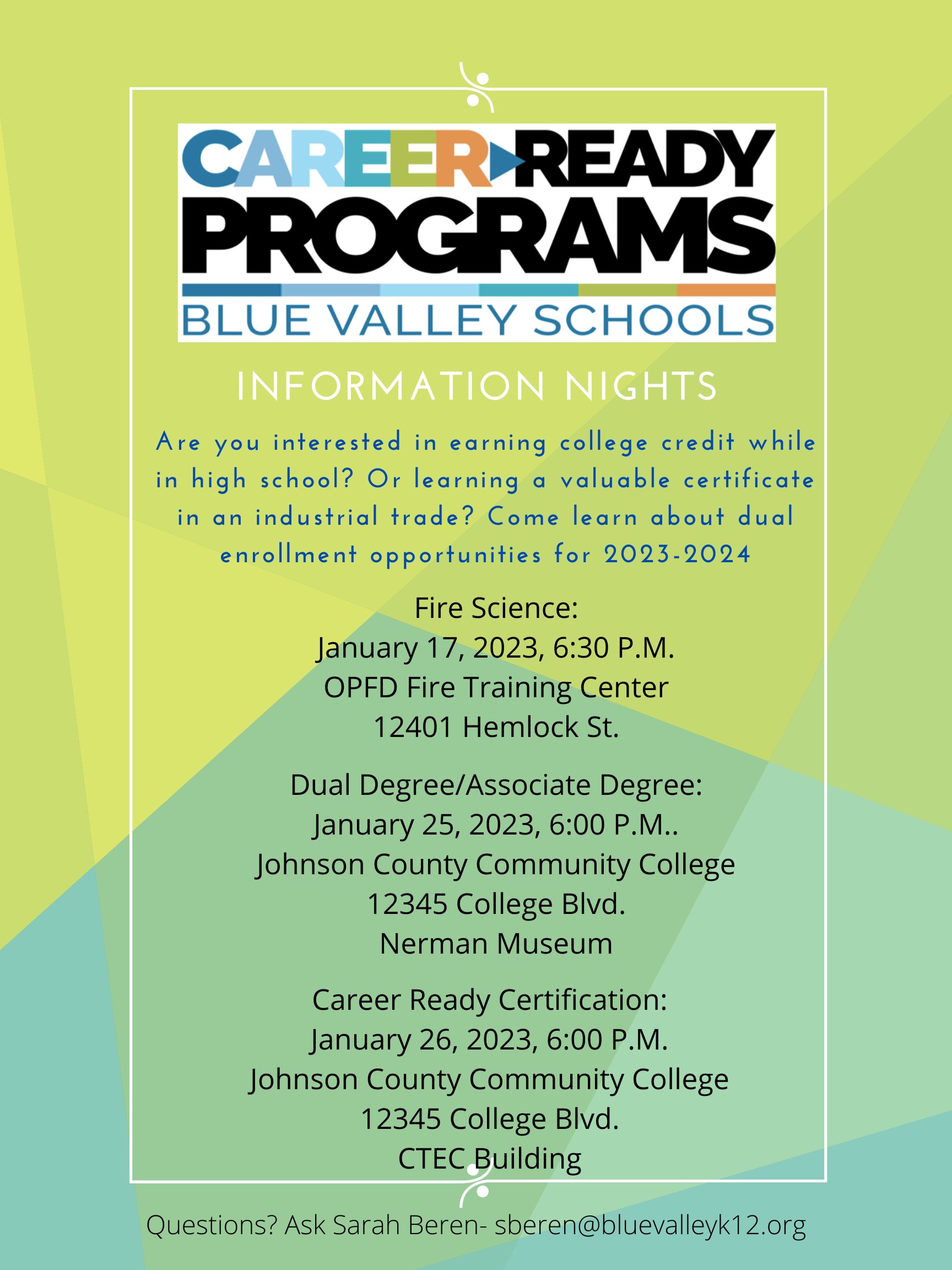 Blue Valley Schools (bvschools) / Twitter