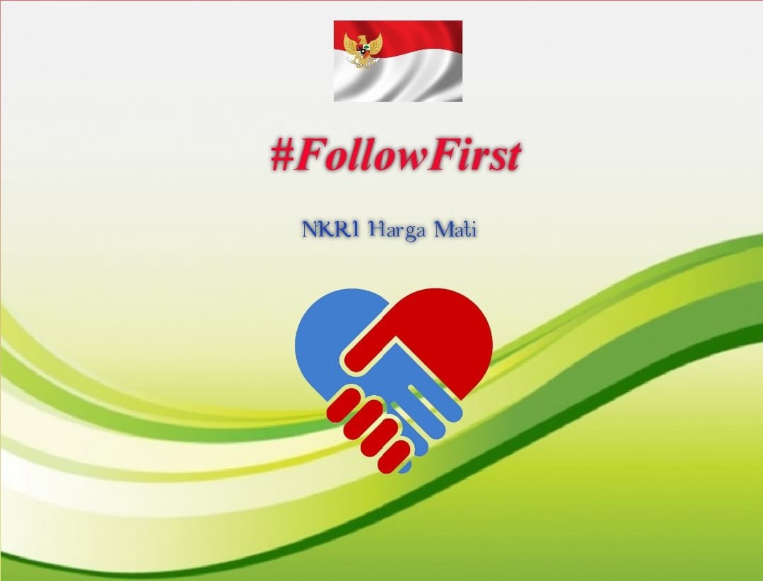 🇮🇩OPEN PROMOTE🇮🇩

Sahabat pro NKRI yuk kita saling mutualan jangan ada sekat diantara kita . Walaupun akun di bawah 1k pasti di follback

Cukup like retweet dan reply
Promotor  @PutraKibang7

Cc. <a href="/BocahKulon7/">RONI DOANG</a>
       <a href="/Nenis669/">Nenis</a>
Inisiator  <a href="/BaswirOb/">Sang Promotor</a> 

  Salam #FollowFirst