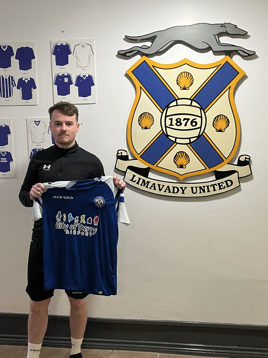 LimavadyUtdFC's tweet photo. Limavady United are delighted to announce the signings of Goalkeeper Richard Purcell from Ballyclare Comrades and Connor McCloskey from Newtowne. Welcome to the club men 🔵⚪️ https://t.co/kdGcZVpw3x