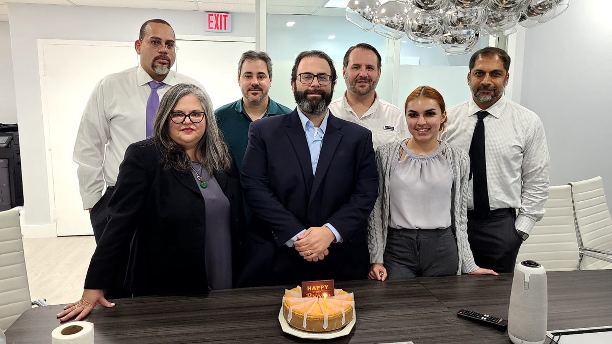 WVGLegal's tweet photo. Big things ahead in this new year @WVGLegal. We kick it off with a Happy Birthday to partner @davidageller!  As we also celebrate his one year anniversary with @wvglegal leading our business law and government affairs efforts. https://t.co/aL3rNKWcJ8