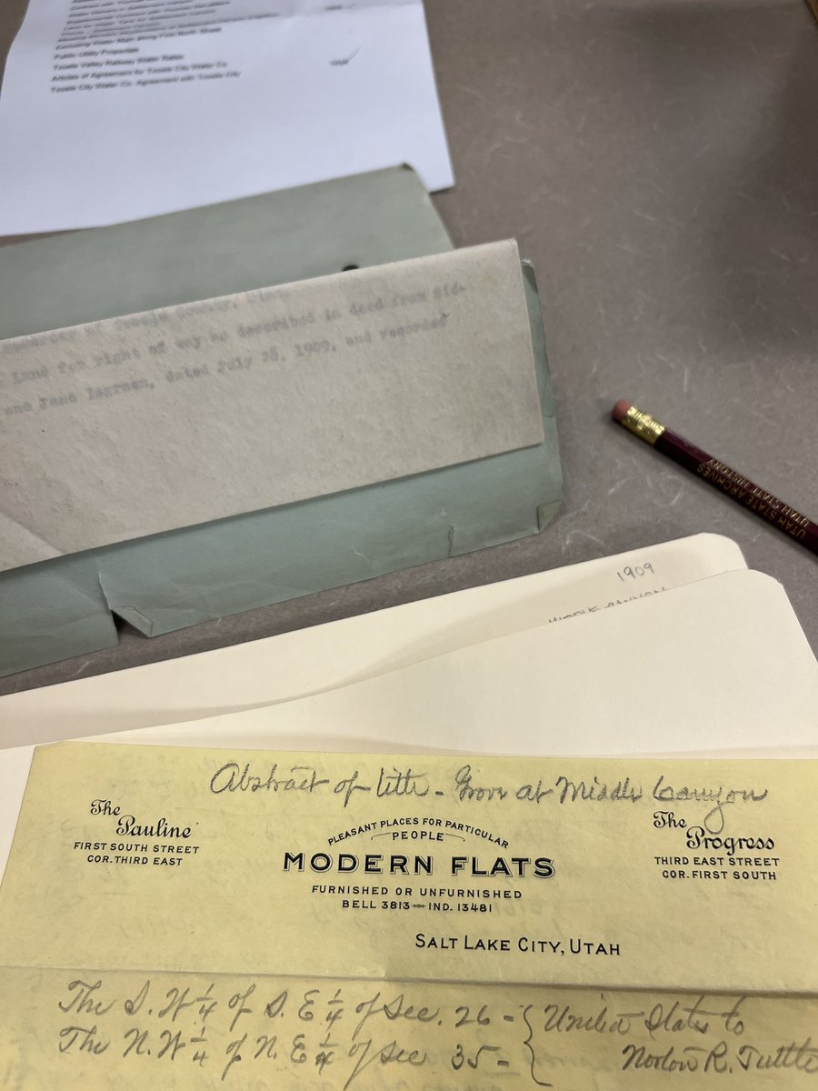 SteedHeidi's tweet photo. Great letterhead c.1910 found today “pleasant places for particular people” I think the Pauline set of apartments still exists (for now) in SLC. https://t.co/eJYWbsqlcS