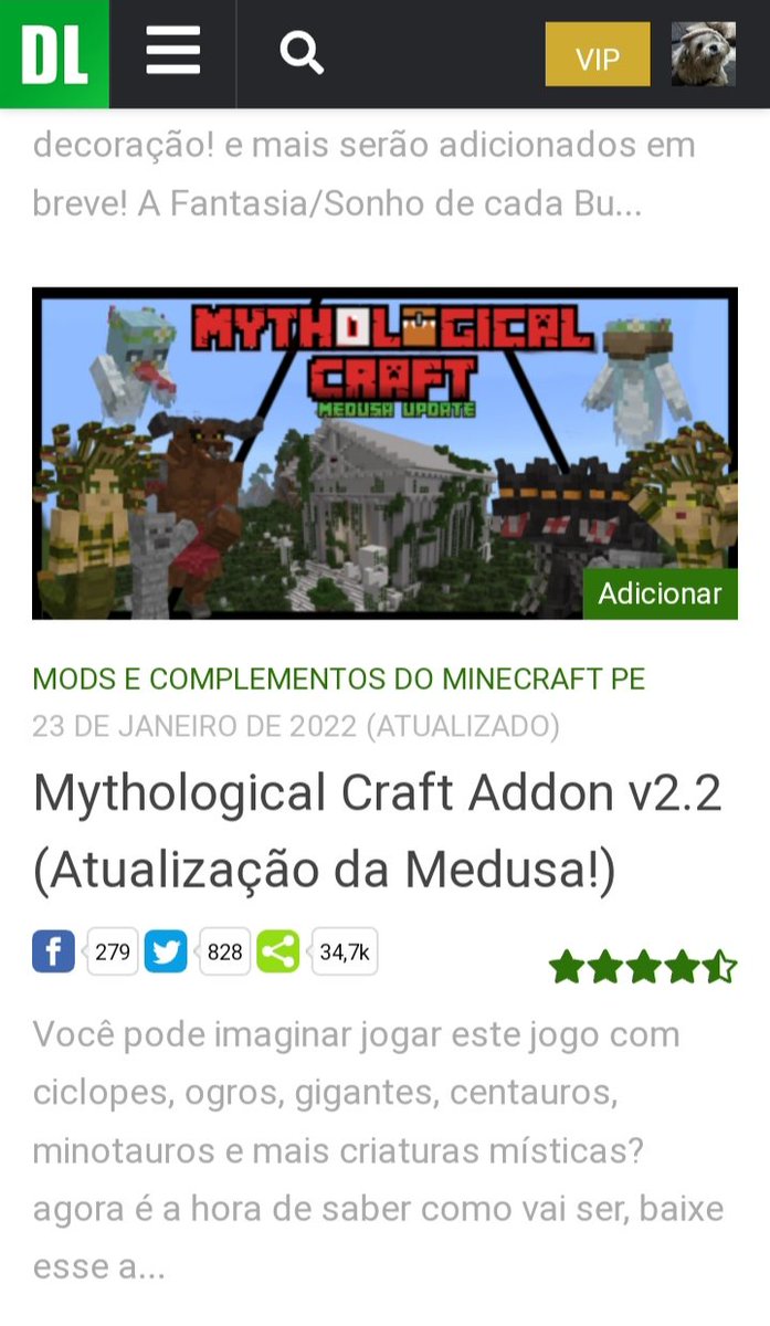 Addon_iago's tweet image. Saiu mais uma atualização 😁
Caso queira ver a changelog está na página, mcpedl.com/mythological-c… não tenho mais ideia pras próximas atualizações então o feedback dessa será importante @MCPEDL 

#Minecraft #mcbe #mcpedl #mythologicalCraft