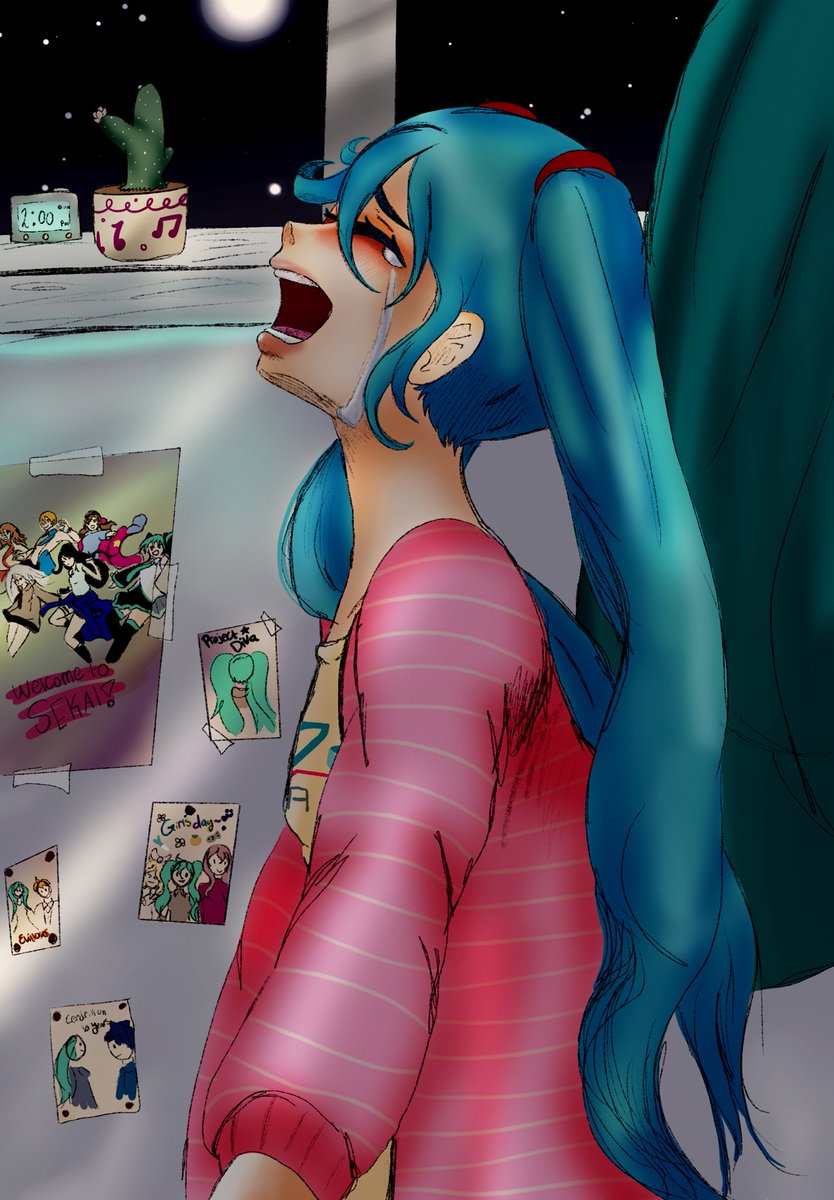 euphuisticgrace's tweet photo. It's been ten months and 20 days
I'm the last thing that's on your brain
So why do I still wake up, two in the morning
Cold sweat, screamin' your name? #HatsuneMiku #setitoff #whydoi #pjsk_fa https://t.co/txxRSzVu5P