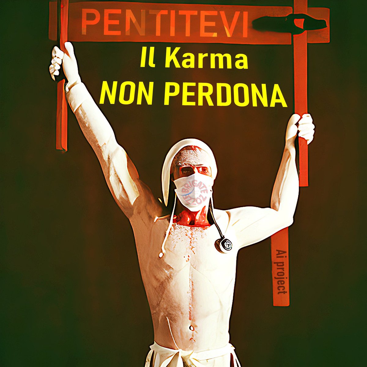 AlPacifista's tweet photo. madame deve aver visto questa immagine, quando si è pentita.😎

Chissà se la vedono anche gli altri #faKeVax quanti nuovi pentiti ci saranno.

#Pentiti #fakeGreenPass #vigliacchi https://t.co/tikY0e26Yx