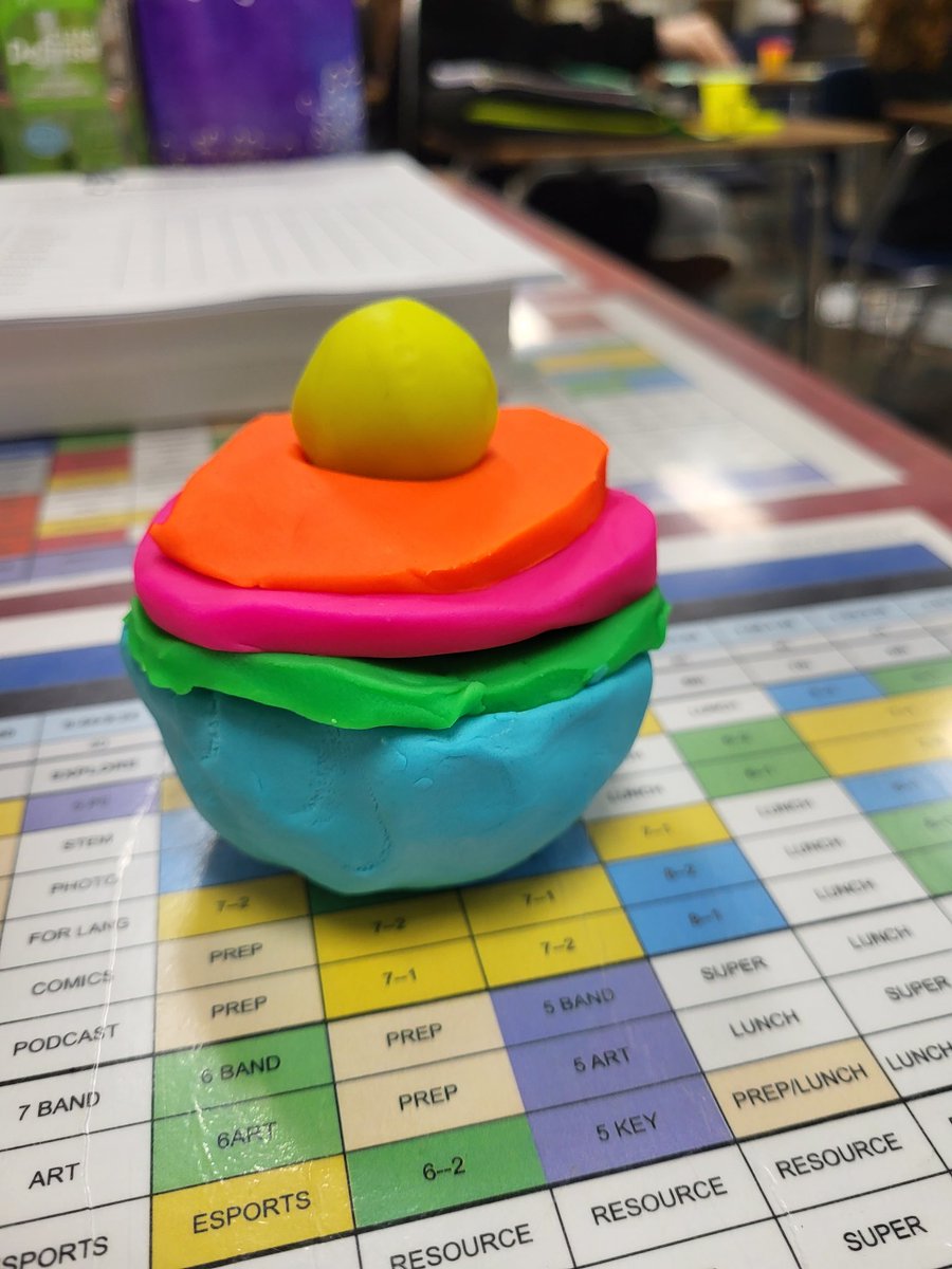 jmclain228's tweet photo. 6th Graders modeling the layers of the earth. https://t.co/uiHRK6W7tk