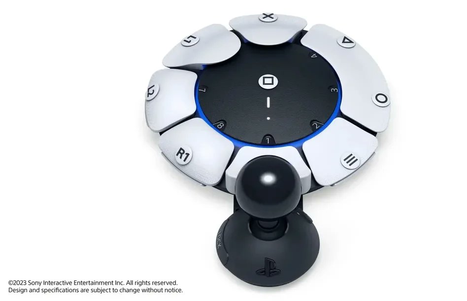 Bit2600's tweet photo. PlayStation lanzó Project Leonardo,un kit de personalización para un control para Ps5 que aumenta la comodidad y la experiencia de juego para las personas en situación de discapacidad.

#ProjectLeonardo #PlayStation #CES2023
@CES @PlayStation @PlayStation_LA @PlayStation_jp https://t.co/GqOnXSk9AT