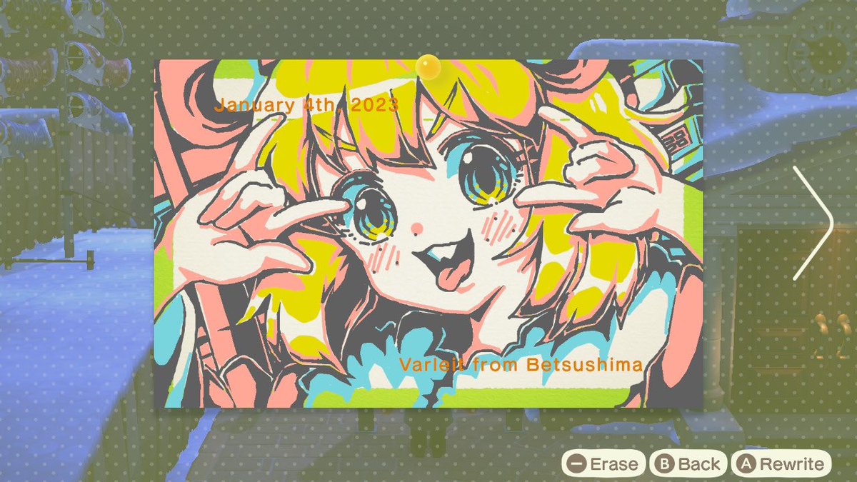 Bella rocking out the new year 2023! (Also first artwork of this year too! 💖) #bella #HappyNewYears2023 #AnimalCrossingNewHorizons