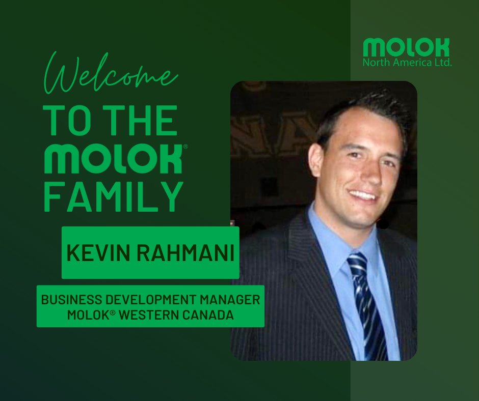We would like to introduce you to the newest member of our Molok family. Mr. Kevin Rahmani will be joining us as our new Business Development Manager for Molok® Western Canada. We look forward to the fresh new year ahead.

Welcome to the family, Kevin!
