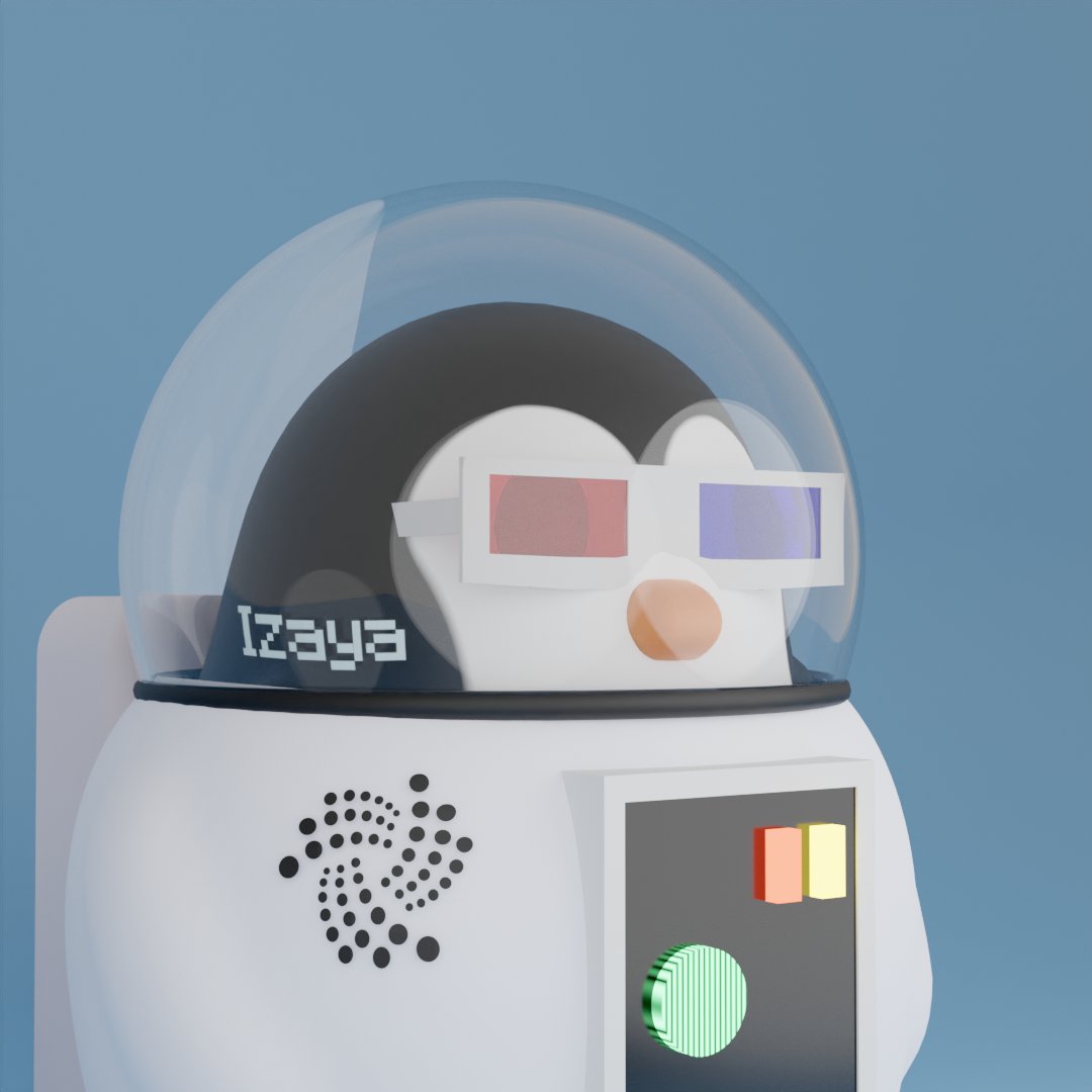 Your custom Pengiota is here <a href="/Izaya718/">Izaya</a> !!!👀
Our pengiota astronaut is suited up and ready to conquer tonnes of planets and going for spacewalks!
Thank you for supporting <a href="/pengiota/">Pengiota</a> on our journey, by purchasing 30 pengiotas! 🐧
#iota #nft #iotastrong #soonaverse
