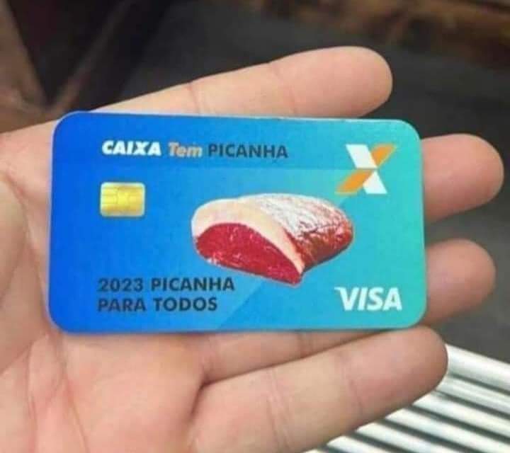 jorgeserrao's tweet photo. Quero o meu também: Cartão Picanha 🤐😁😜😝😛 https://t.co/sDAcNHj0kj