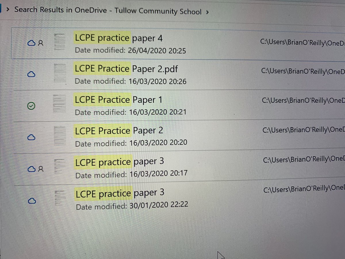 So with the Pap over and the mocks around the corner it’s back to solid theory for a month with LCPE I have four practice papers I made during lockdown for students to practice questions if you want a copy just let me know #sharingisthenewlearning #sharingiscaring