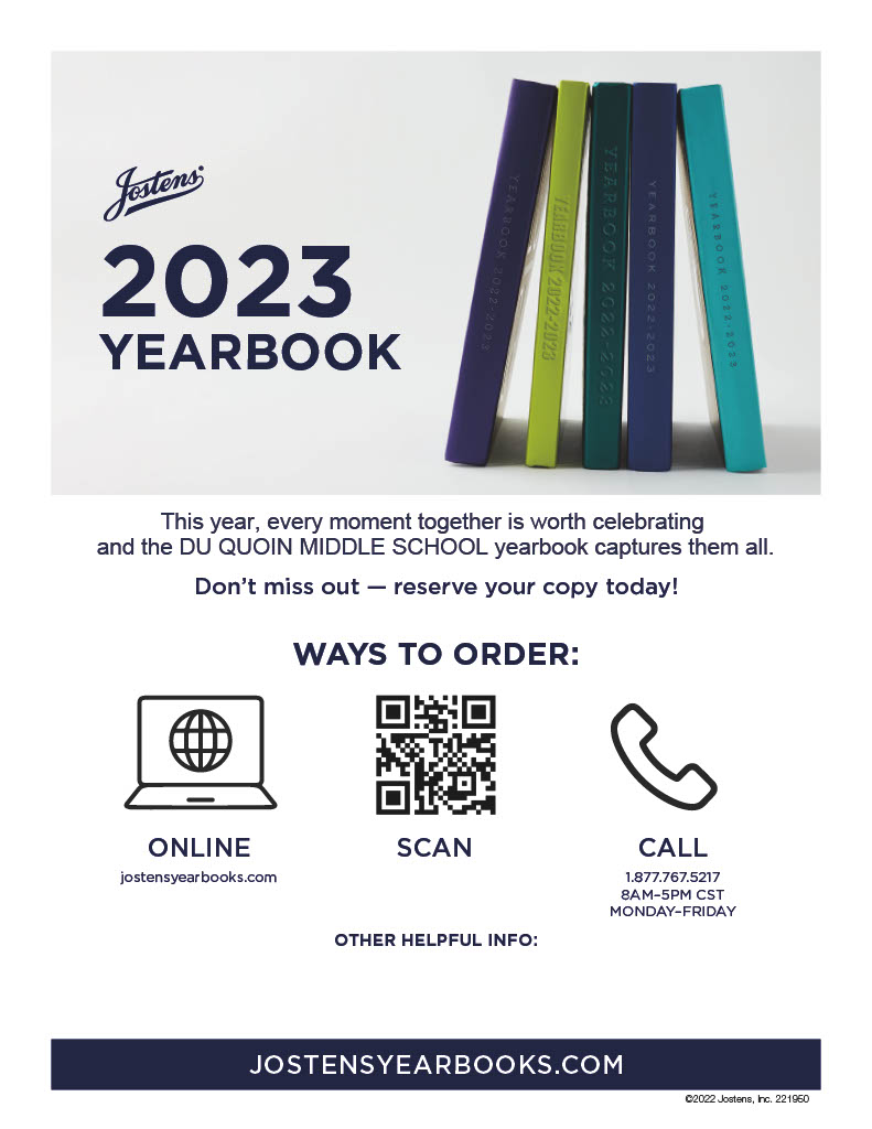 DMS Yearbook ordering information