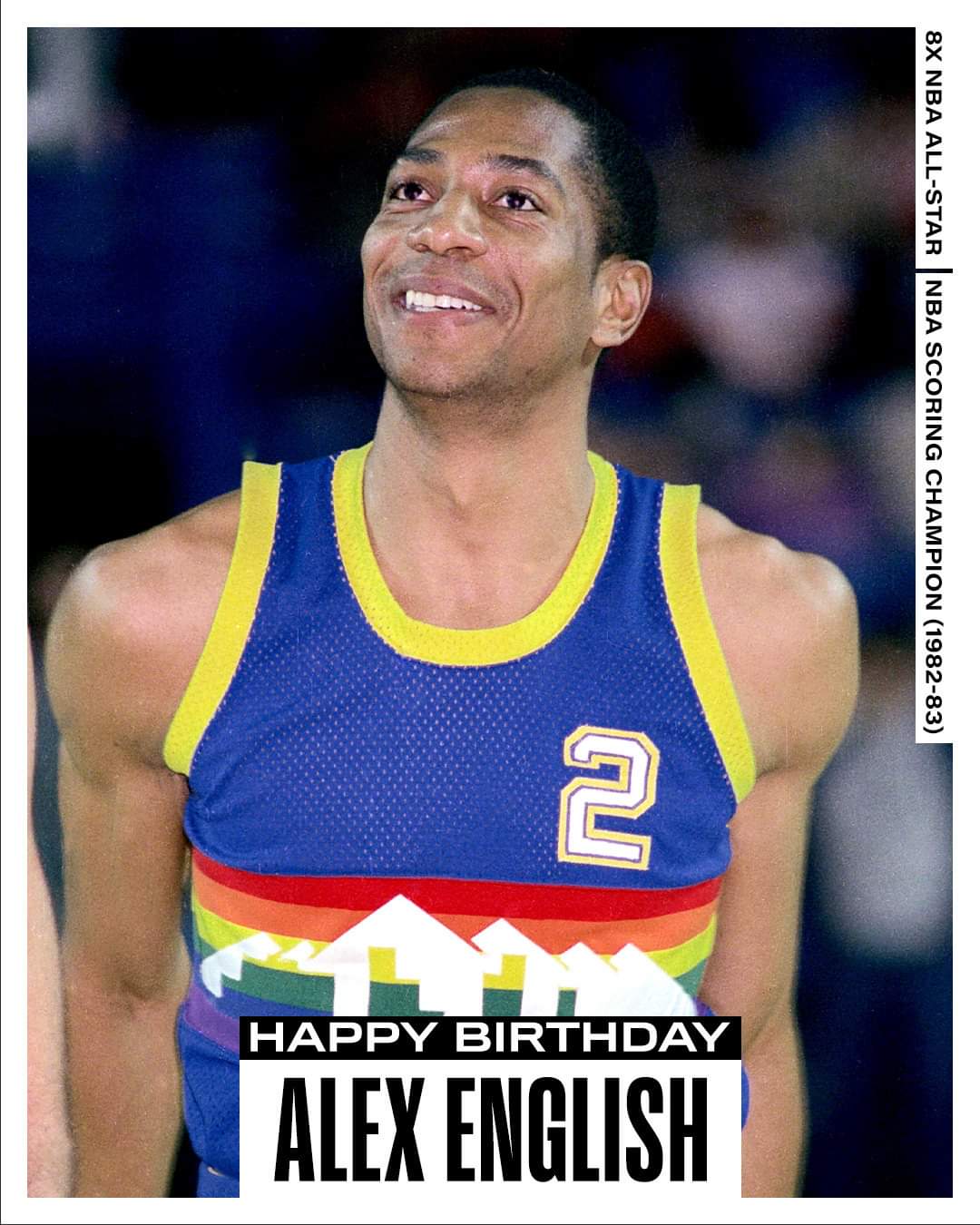 Join us in wishing a Happy 69th Birthday to 8x and Hall of Fame inductee, Alex English! 