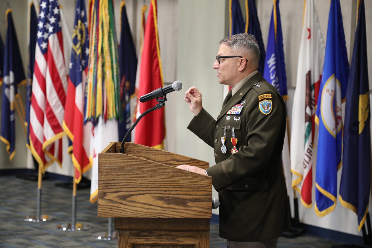 TAGofGA's tweet photo. Congratulations to MG Van on his retirement after more than 34 years of distinguished service. His stewardship of the Army Profession is unmatched. Wishing MG (Ret) Van and his family the best in their next chapter. #SharedPurpose #SharedValues #SharedVictory https://t.co/mPHO9kgim2