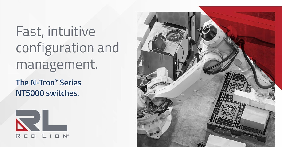 redlioncontrols's tweet photo. Setting up a new switch configuration can be confusing. Our new N-Tron® Series switch makes it easier than ever. Build your network with Red Lion®.
#Networking #IndustrialNetworking #ManagedEthernetSwitches #EthernetSolutions #Industry40 #RedLionControls #TheIndustrialDataCompany https://t.co/wVFs0HPxEP