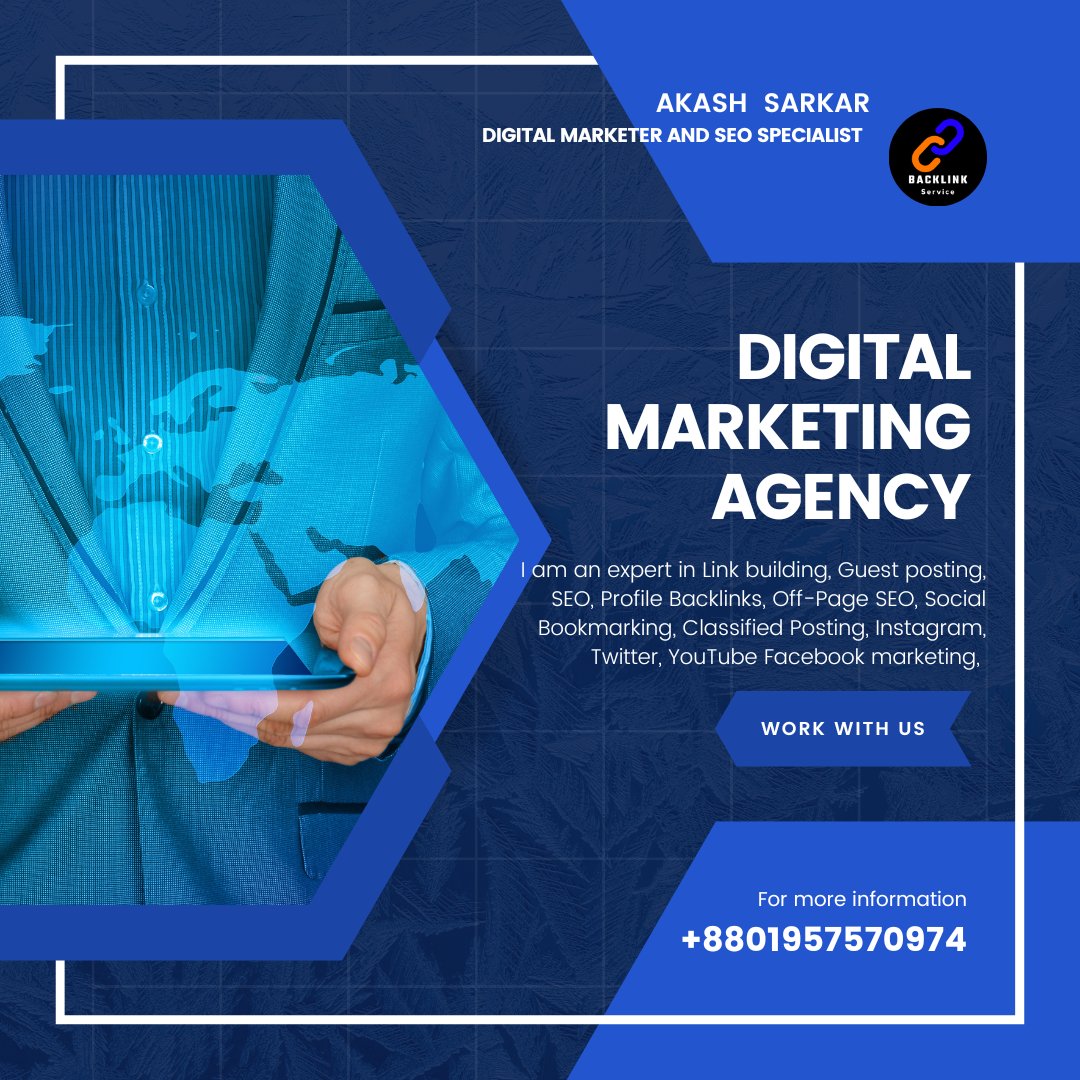 flyingbirdit's tweet photo. A digital marketing agency is a company that provides a range of online marketing services to businesses.
Click here :- https://t.co/bugXUUU24w
#backlinks #linkbuilding #seoservices #MonthlySeoService #seo #searchengineoptimization #dofollowbacklinks #highquality https://t.co/Mar3yHuxir