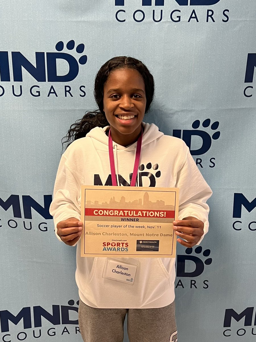 MNDAthletics's tweet photo. Congratulations to our three @ENQSports Fall Athletes of the Week! 

Maureen Burns ‘24 - Golf
Allison Charleston ‘24 - Soccer
Ava Wolfer ‘23 - Volleyball

#MNDCougars https://t.co/BM0iQTzKTG