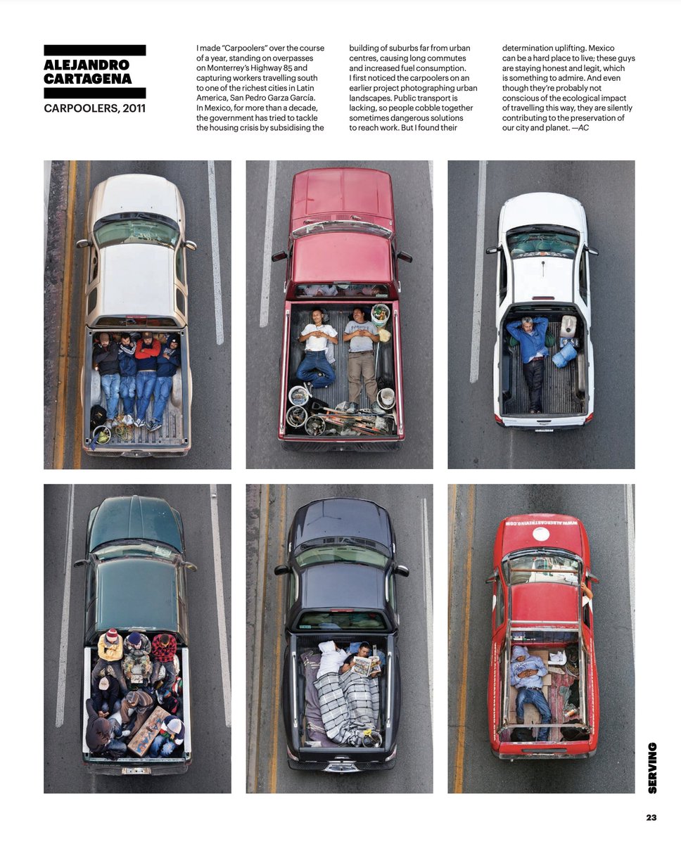 Excited to have Carpoolers included in the <a href="/FinancialTimes/">Financial Times</a> FT Weekend Magazine special photography issue for January. Nice start for 2023✨