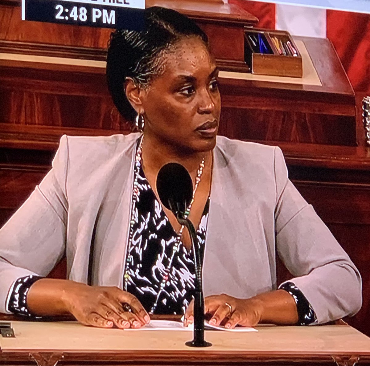 Idc what you say, No One is having a worse week back to work then this woman  #day3 #HouseSpeaker