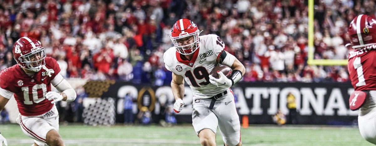 DawgNation's tweet photo. Defending champions are 0-3 in national championship games in the College Football Playoff era. 

Can Georgia be the first to buck that trend? https://t.co/uinMAJ100O https://t.co/1amcrTqKcu