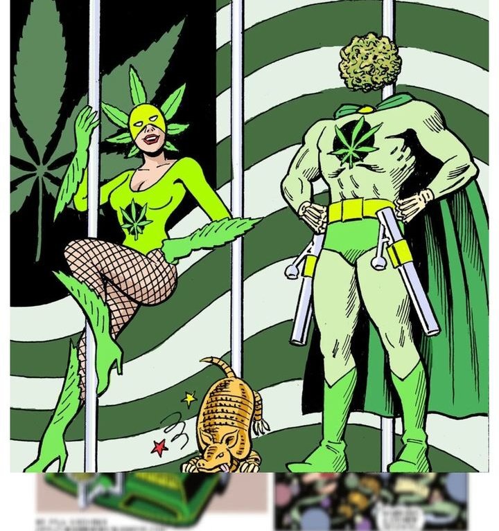 Fernand49034227's tweet photo. 🍁El alter ego de "Dope Rider" es revelado. Creada por @stayingamused (Paul Kirchner), la serie de Cómic, 
#DopeRider . #Hightimes
📸 HighTimeMagazine 🍁 https://t.co/ySXREM37f0