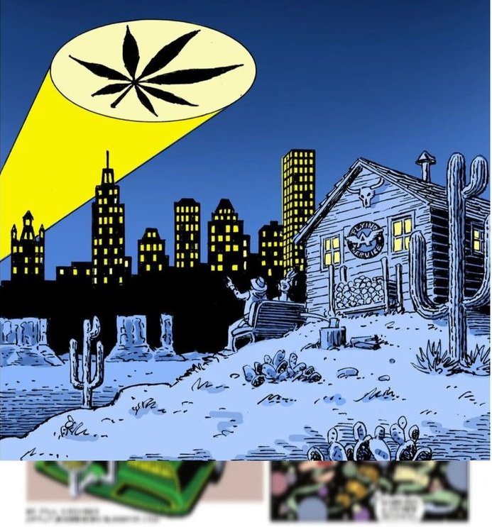 Fernand49034227's tweet photo. 🍁El alter ego de "Dope Rider" es revelado. Creada por @stayingamused (Paul Kirchner), la serie de Cómic, 
#DopeRider . #Hightimes
📸 HighTimeMagazine 🍁 https://t.co/ySXREM37f0