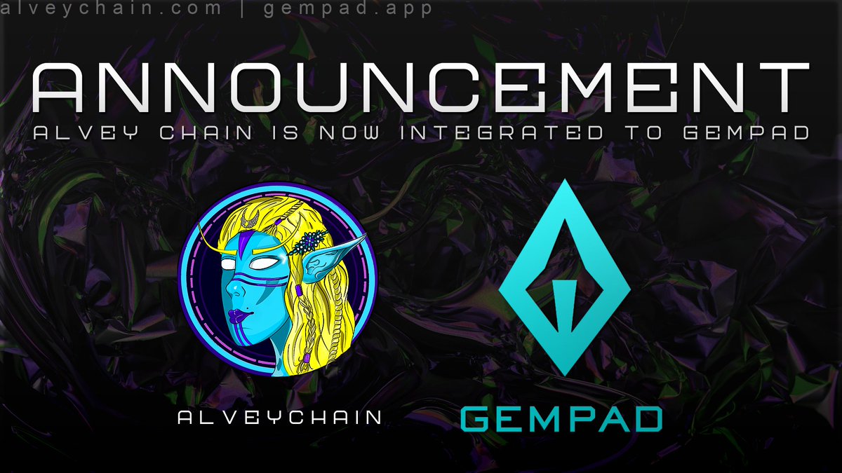 AlveyChain's tweet photo. 🔥We are extremely thrilled to announce that we are officially integrated with @TheGemPad 
❤️One of the best Launchpad's in #crypto 
Go to https://t.co/wLO9awOfmW and choose Alvey Chain for: Raising funds, Staking , Farming ...
#Crypto #blockchain #gempad #launchpad  #alveychain https://t.co/HjTERETNXV