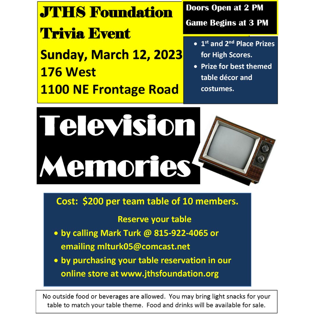 JTHS_204's tweet photo. Foundation Trivia Event March 12
https://t.co/W8LNMWyRCp https://t.co/IjCTlHjPzx